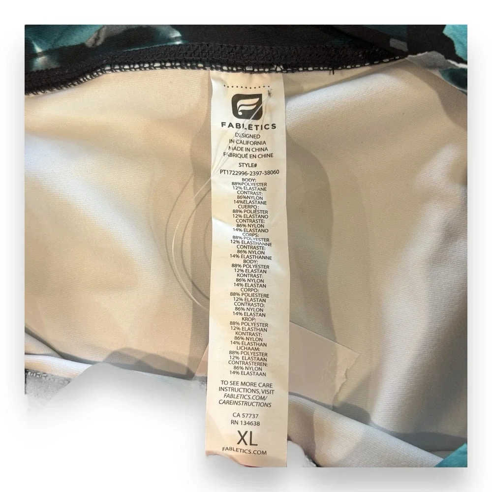 Fabletics PowerHold Leggings Blue‎ Jeanette Leggings Size XL